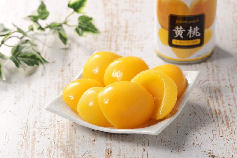 黄桃の缶詰